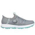 Skechers Women's Slip-ins: GO GOLF Elite 5 - Slip 'In Shoes | Size 5.5 | Gray/Aqua | Textile/Synthetic | Arch Fit