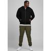 Kapuzensweatjacke "BASIC SWEAT ZIP HOOD", Herren, Gr. 6XL, schwarz, angeraute Sweatware, Obermaterial: 85% Baumwolle, 15% Polyester, JACK & JONES PLUSSIZE, unifarben, Basic, normal normal, ohne Ausschnitt, Langarm Bündchen, Sweatjacken, bis Größe 6XL