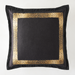 Selena Frame Bedding - Black Euro Sham