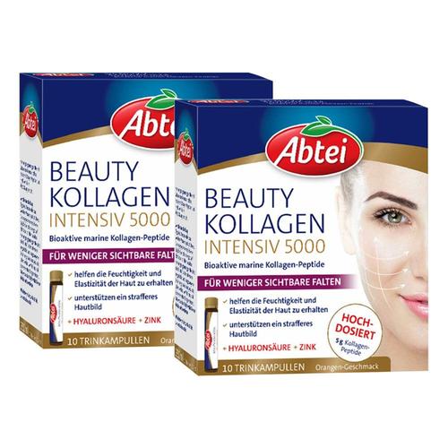 Abtei Beauty Kollagen Intensiv 5000 Trinkampullen Doppelpack 2x10x25 ml