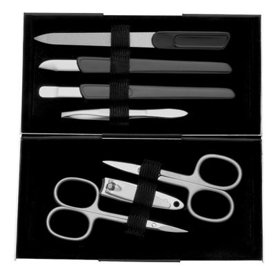 ERBE - "Magic Box" Maniküre Set Make-up Organizer 1 ct silber/schwarz matt (33.1 € / 1 ct) Image