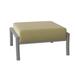 Woodard Fremont Outdoor Ottoman w/ Cushion Metal in Brown | 14.8 H x 28.25 W x 25.8 D in | Wayfair 9U0486-72-62M