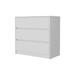 Avra 3 Drawer Dresser, Manufactured Wood Top and Front Chest of Drawers - FM Furniture FM8958CLB