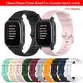 Bracelet de montre Original en Silicone 20mm pour Garmin venus SQ2/ VivoMove Trend à dégagement