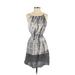 Promesa U.S.A. Casual Dress - Popover: Black Tie-dye Dresses - Women's Size Small