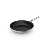 Vollrath 671412 12" Wear-Ever Non-Stick Aluminum Frying Pan w/ Solid Metal Handle, CeramiGuard ll Coating, Plated Handle