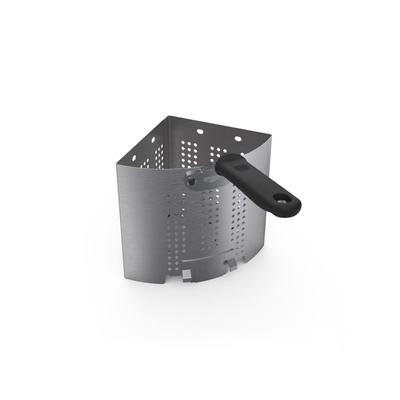 Vollrath 682114B 6" Triangular Wear-Ever Pasta Inset - Stainless Steel, Perforated, 18 GA Stainless Steel
