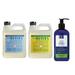 Mrs. Meyers Clean Day Liquid Hand Soap Refill 1 Pack Rain water 1 Pack Honey Suckle 33 OZ each include 1 12 OZ Bottle of Hand Soap Peppermint & Tea Tree