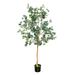 Costway 5.5FT Artificial Tree Fake Eucalyptus Tree for Living Room - See Details