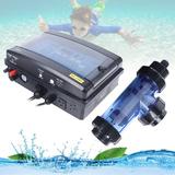 ZhdnBhnos 20g/H Salt Chlorinator Electrolytic Salt Chlorine Machine Chlorgenerator Salt Water Swimming Pool Chlorine Generator System