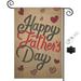 12x18 inch Happy Fathers Day Garden Flag - Set Wall Hanger Spring - House Banner Small Yard Gift Double-Sided Style 39