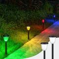 Solar Pathway Lights Solar Lights Outdoor Water-Resitant LED Lighting Solar Powered Outdoor Lights Solar Garden Lights For Patio Yard (2Pack)