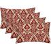 RSH DÃ©cor Indoor Outdoor Set of 4 Pillows 26 x 16 Ashmore Red