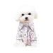 BT Bear Dog Pajamas Dog Two-Legged Sleepwear Loungewear Pet Shirts PJS for Cats Small Medium Dogs Floral L