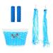 NUOLUX Handlebar Basket Kids Scooter Bike Girls Grips Ribbons Baskets Tricycle Toddlers Streamers Accessories Decorations Front