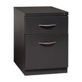 Hirsh Pro 20 Deep Mobile Pedestal File Cabinet 2 Drawer Box-File Letter Width Charcoal