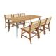 Table de jardin savane + 6 chaises de jardin