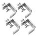 4X Stainless Steel C Clamps Tiger Clamp for Mounting U Clamps Small Desk Clamp