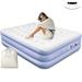 Queen Air Mattress Auto Fast Inflate and Deflate with Built-in Pump