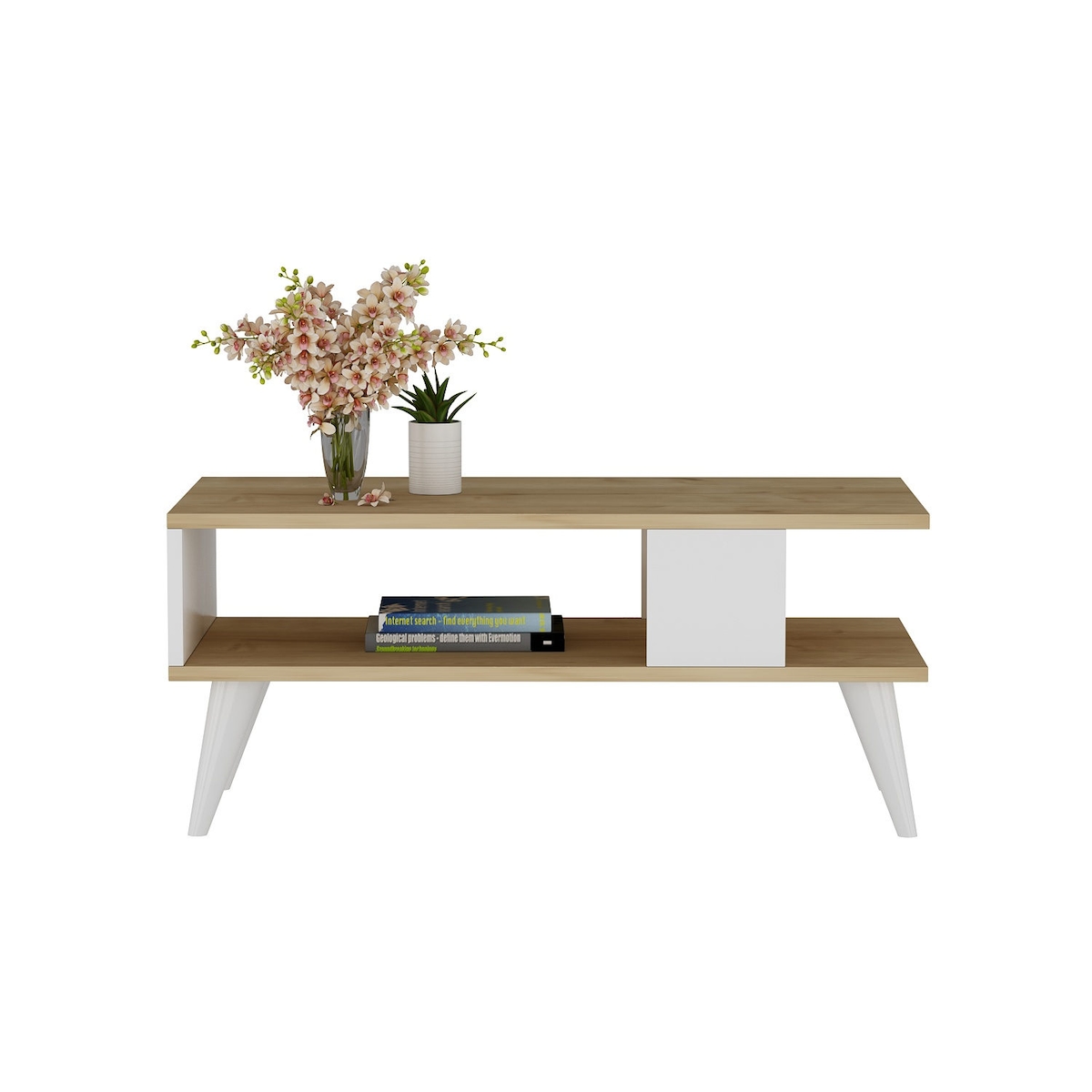 Skye Decor, Ayca- Ayca OLV, Saphir, Couchtische, 40x90x45 cm, 100% Melaminbeschichtete Partikelplatte Image