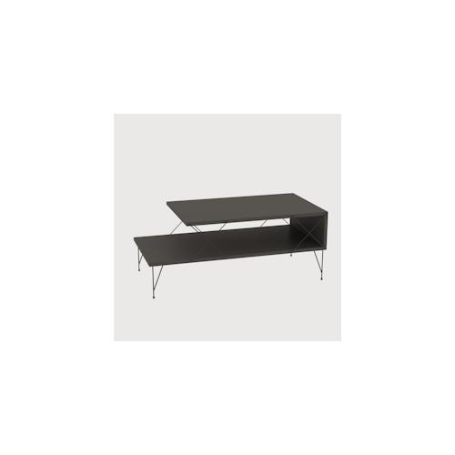 Skye Decor, Loire- Loire KLN, Anthrazit, Couchtische, 40x100x50 cm, 100% Melaminbeschichtete Partikelplatte
