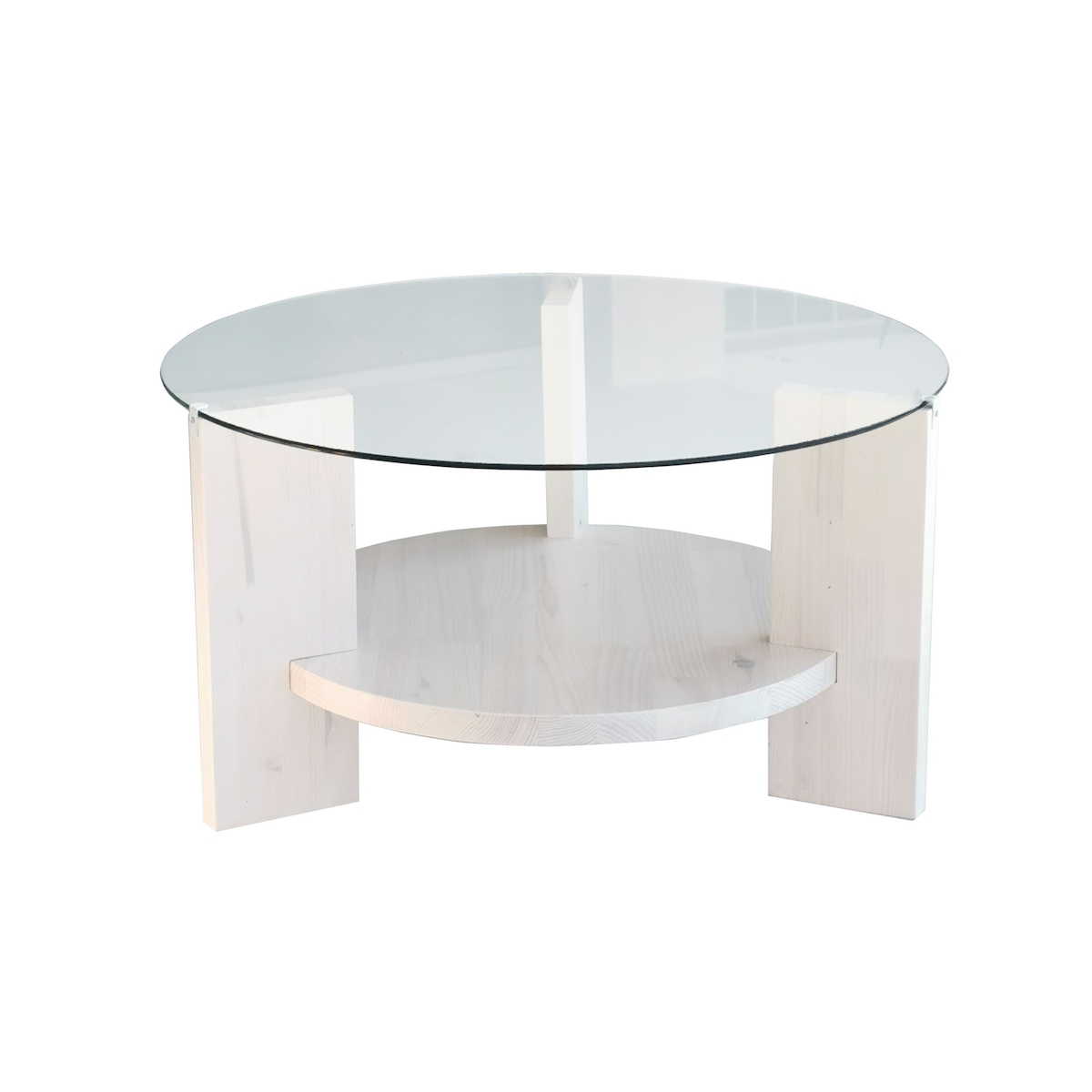 Skye Decor, Mondo- Mondo NOS, Weiß, Couchtische, 40x75x75 cm, 100% getempertes Glas Image
