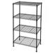 Zimtown 4-Shelf Adjustable Storage Shelves Wire Shelving Unit for Kitchen Garage Living Room Bedroom 20 L x 12 W x 31 H