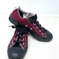 Converse Shoes | Converse Unisex All Star Cu1722 Burgundy/Black Casual Shoes Sneakers | Color: Black | Size: 5.5