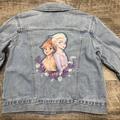 Disney Jackets & Coats | Disney Princess Blue Jean Jacket Sz 7/8 Patch Work Front/Back Denim Jean E35 | Color: Blue | Size: 7g