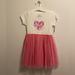 Disney Dresses | Girl’s Disney Minnie Mouse Heart Print Pink And White Tutu Dress | Color: Pink/White | Size: Various