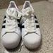 Adidas Shoes | New Mens Adidas High All White Red High Top Basketball Sneakers Size 8.5 | Color: Red/White | Size: 8.5