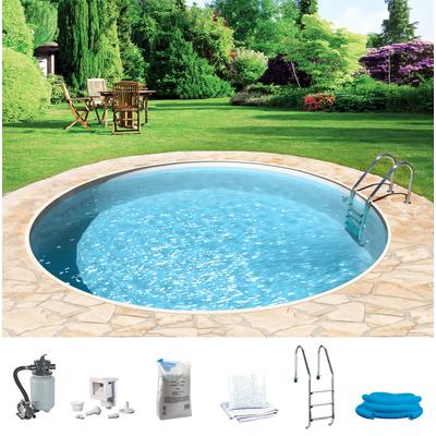 Rundpool KONIFERA "HOLIDAY 3", weiß, H:120cm Ø:400cm, Schwimmbecken, Höhe 120 cm, in verschiedenen Größen Image