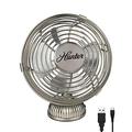 HUNTER 90506z Personal Retro USB Fan, 1 Speed Setting, 70 Degree Tilt Angle, 4" inch, Brushed Nickel