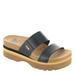 REEF Cushion Vista Hi 2.5 - Womens 8.5 Black Sandal Medium