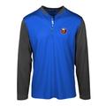 Men's Levelwear Royal/Charcoal New York Islanders Spector Quarter-Zip Pullover Top