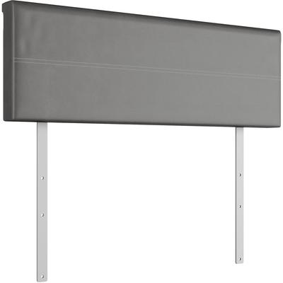 Rückenkissen PRIESS "65152121", grau (anthrazit), B:6cm H:30cm L:81cm, Funktionskissen, Passend für die Betten Barkhausen, 81 cm