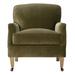 Armchair - Robin Bruce Marleigh 30" Wide Armchair Polyester in Black/Brown | 34 H x 30 W x 39 D in | Wayfair MARLEIGH-006-PC_BU102-31_LT