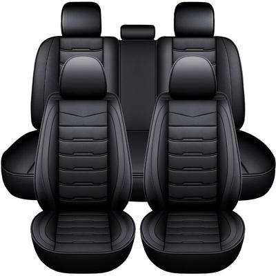 Insma - Universal Autositzbezug 5-Sitzer PU-Leder Sitzkissen Schwarz Image