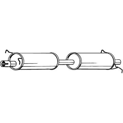 Bosal Mittelschalldämpfer [Hersteller-Nr. 280-051] für Ford Image