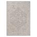 Gray 89 x 60 x 0.37 in Area Rug - Bungalow Rose Floral Medallion Machine Woven Area Rug Polyester/Polypropylene | 89 H x 60 W x 0.37 D in | Wayfair