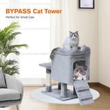 Tucker Murphy Pet™ Cat Tree For Indoor Cats, 23.62" Modern Cat Tower w/ Sisal Scratching Posts, Cat Condo w/ Plush Perch | Wayfair