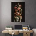 Red Barrel Studio® Full Bloom - Unframed Graphic Art on Wood in Black/Brown/Red | 26 H x 18 W x 1.5 D in | Wayfair F6375A505EF64172A87EE0303CF40912