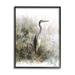 Stupell Industries Heron Bird Water's Edge Pond by Pip Wilson - Floater Frame Graphic Art on Wood in Brown/Gray | 14 H x 11 W x 1.5 D in | Wayfair