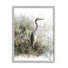 Stupell Industries Heron Bird Water's Edge Pond by Pip Wilson - Floater Frame Graphic Art on Wood in Brown/Gray | 30 H x 24 W x 1.5 D in | Wayfair