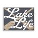 Stupell Industries Lake Life Crossed Boating Oars by Lil' Rue - Floater Frame Graphic Art on in Brown/Gray/White | 16 H x 20 W x 1.5 D in | Wayfair