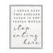 Stupell Industries Keep This Kitchen Clean Funny Phrase by Lil' Rue - Floater Frame Graphic Art on in Brown/Gray/White | Wayfair at-968_gff_24x30