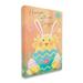 Stupell Industries Hangin' w/ My Peeps Easter Egg Chicks by N/A - Wrapped Canvas Graphic Art in Green/Orange/Yellow | Wayfair au-029_cn_30x40