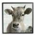 Stupell Industries Country Calf Farmhouse Portrait Gray Framed Giclee Art By Stellar Design Studio in Brown/Gray | 24 H x 24 W x 1.5 D in | Wayfair