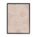 Stupell Industries Boho Circles Beige Pattern Framed Giclee Art By JJ Design House LLC Wood in Brown/White | 20 H x 16 W x 1.5 D in | Wayfair