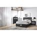 Red Barrel Studio® Daequon 4-2_Risa Storage Platform Bedroom Set Wood in Gray/Black | 50 H x 63.4 W x 81.1 D in | Wayfair